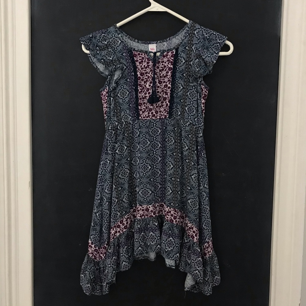 Girls Justice blue summer dress